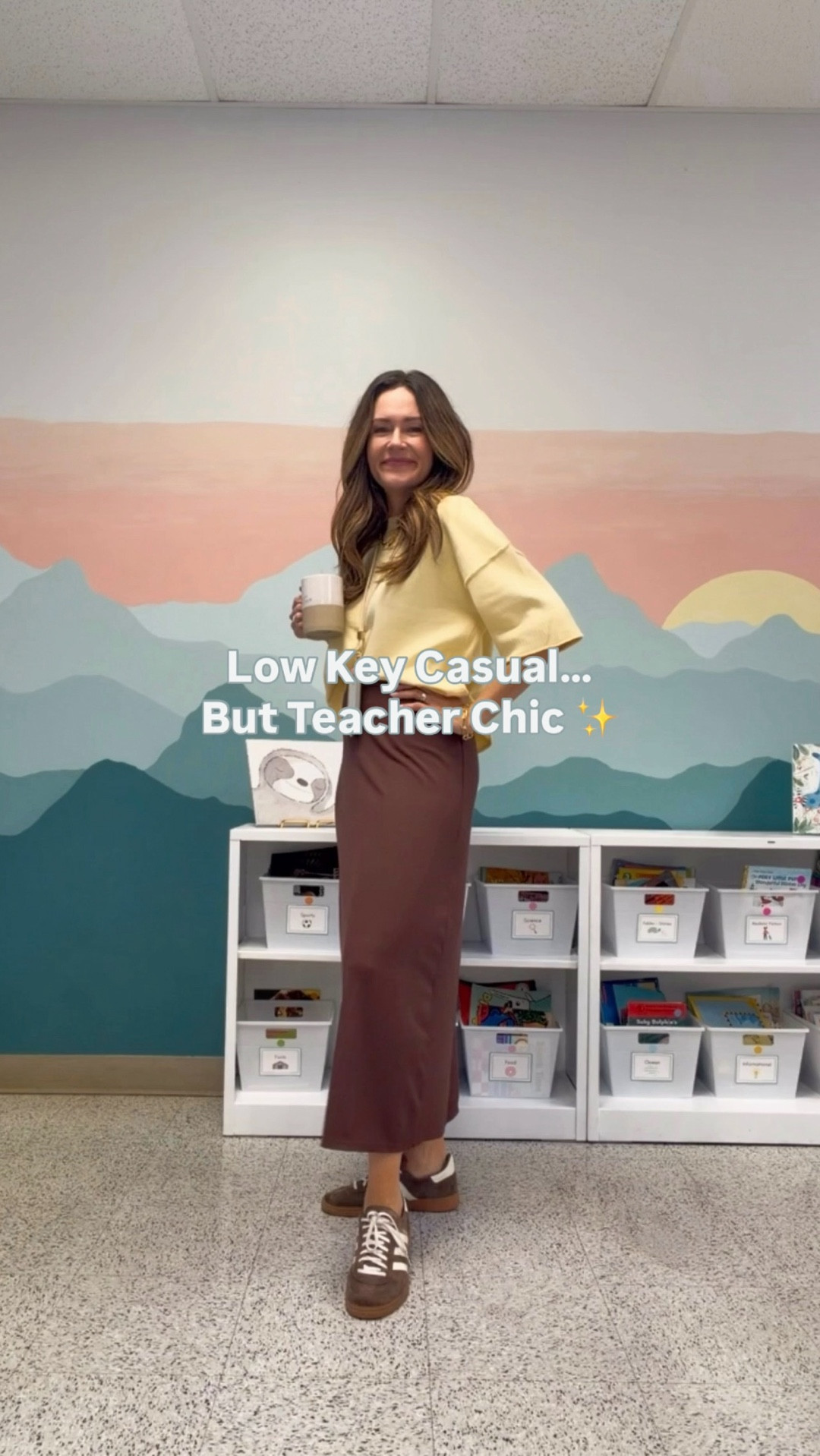“Low key casual outfit” but make it teacher chic ✨

Comfy Amazon spring finds  💛🤎

Teacher outfit, yellow sweater, maxi skirt, Adidas, casual workwear 



#LTKWorkwear #LTKSeasonal #LTKootd