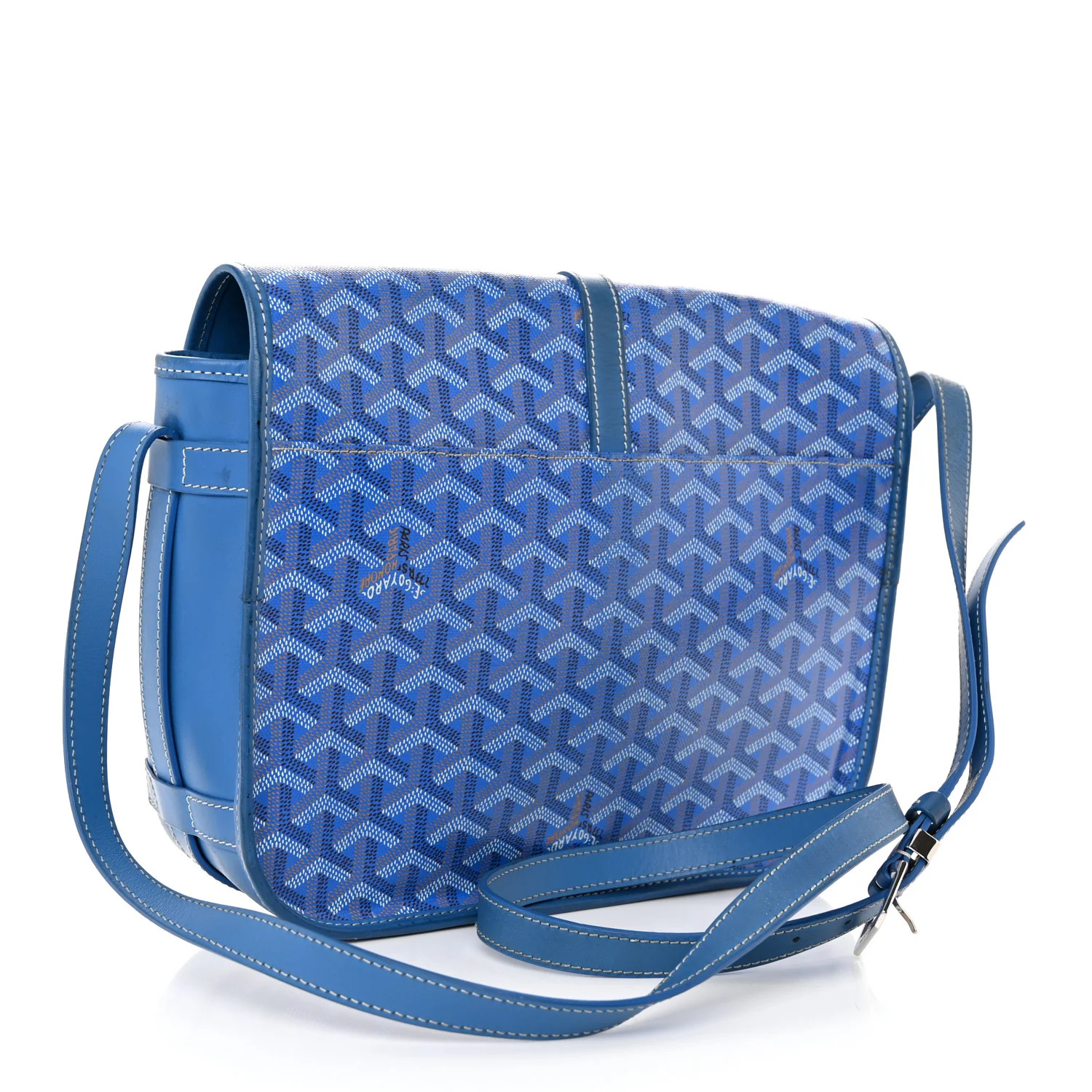 Goyardine Belvedere II MM Messenger Bag Sky Blue | FASHIONPHILE (US)