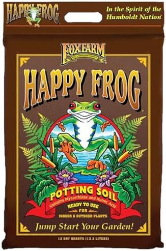 FoxFarm Happy Frog Potting Soil - Ready-to-Use Amended Container Blend with Soil Microbes, Earthw... | Amazon (US)