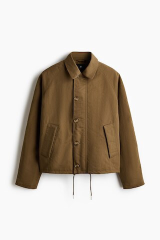 H & M - Padded Twill Jacket - Beige | H&M (US + CA)