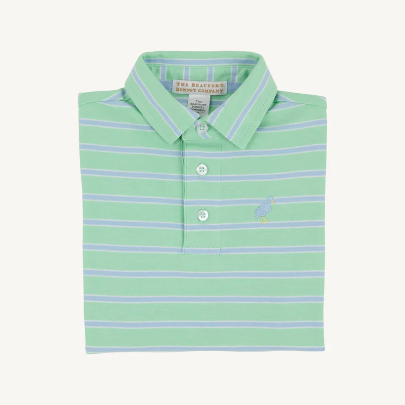 Prim & Proper Polo & Onesie - Grace Bay Green, Beale Street Blue, & Wo | The Beaufort Bonnet Company