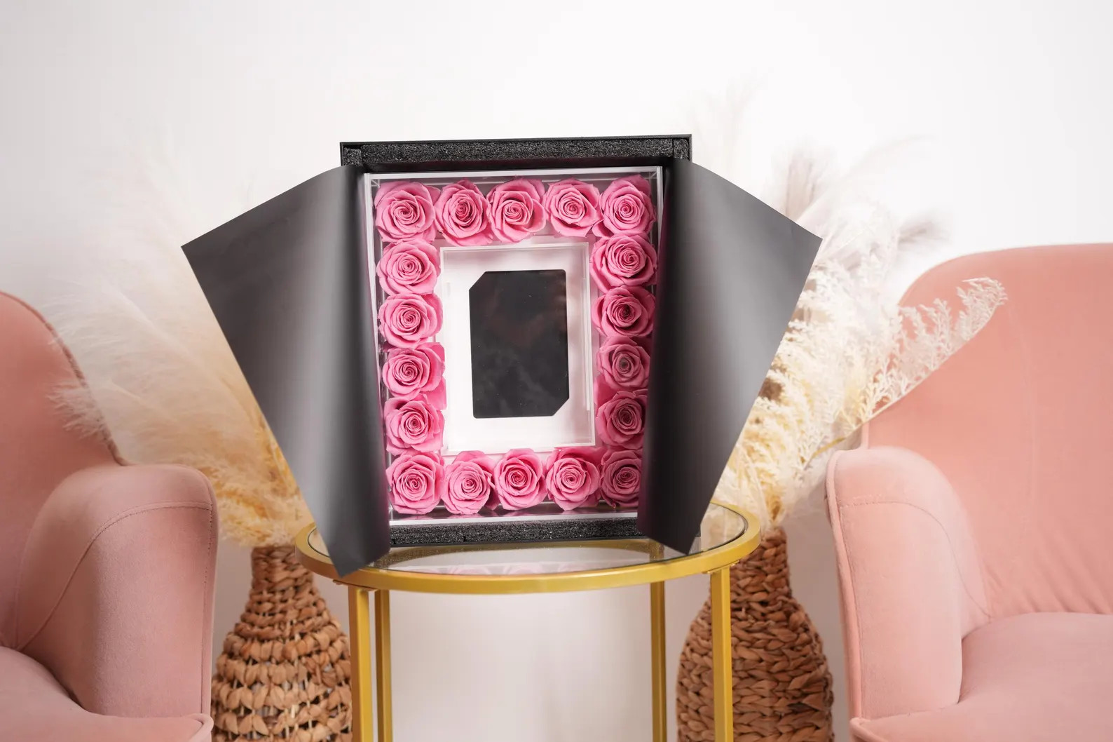 Preserved Roses Frame| Picture Frame|forever Rose| Acrylic Frame| Wall Art| Preserved Flowers| Ch... | Etsy (US)
