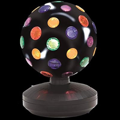 Kicko Spinning Disco Ball with LED Lights - for Parties, Lighting, Halloween, Christmas, Flare - ... | Amazon (US)