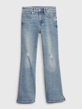 Kids High Rise Flare Jeans with Washwell | Gap (US)