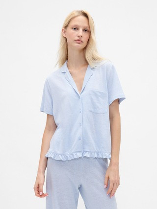 Ruffle PJ Shirt | Gap (US)