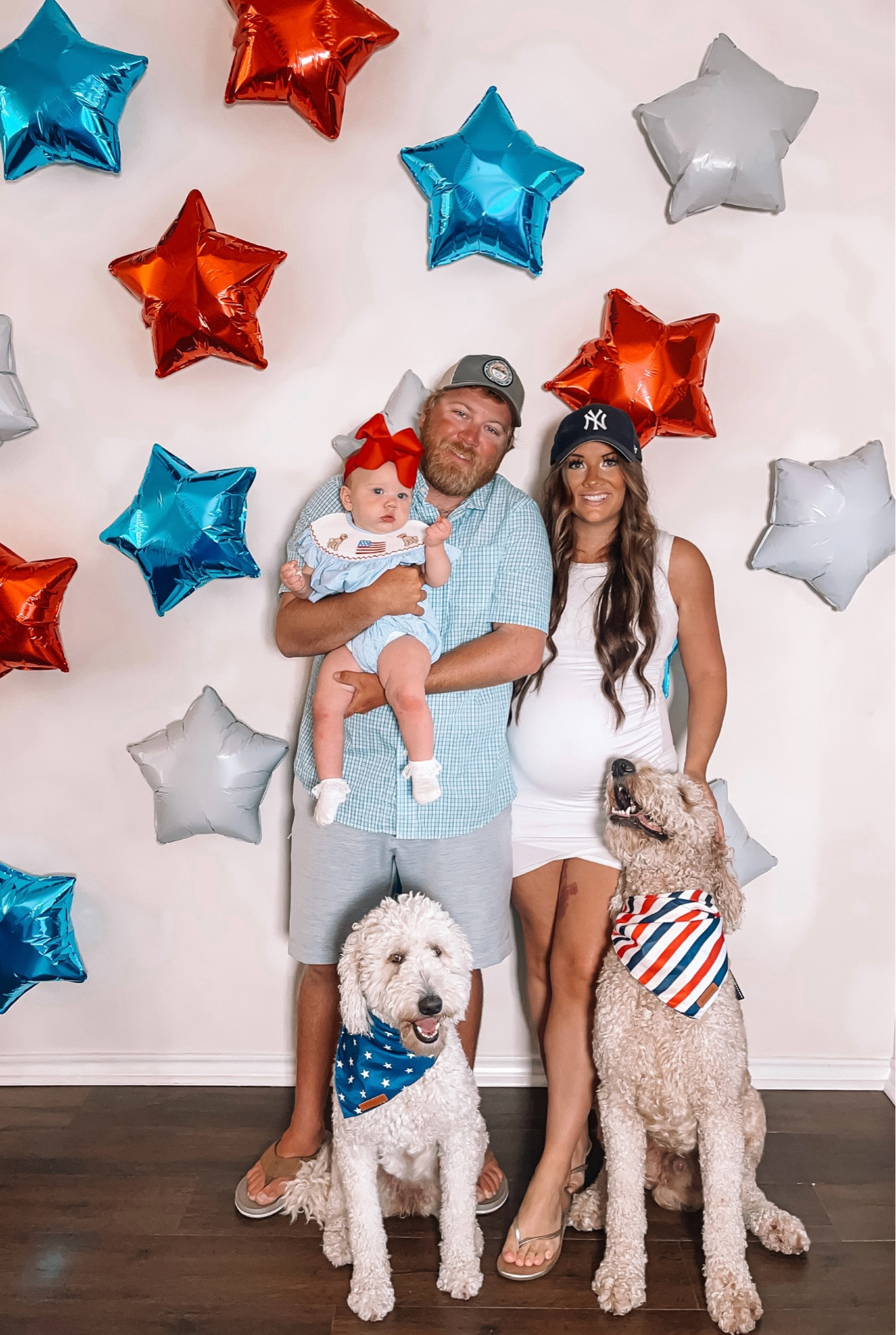Happy 4th of July everyone! This dress is the perfect maternity dress for these hot summer days this year! I hope everyone has a safe and fun 4th! 

#LTKSeasonal #LTKBump #LTKFamily