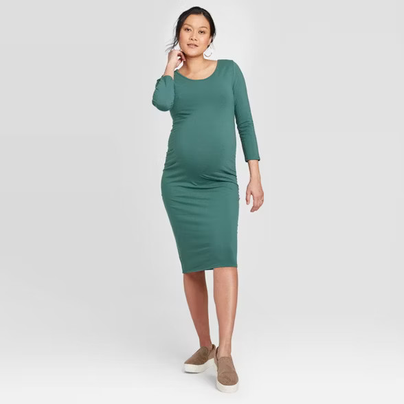 3/4 Sleeve T-Shirt Maternity Dress - Isabel Maternity by Ingrid & Isabel™ | Target