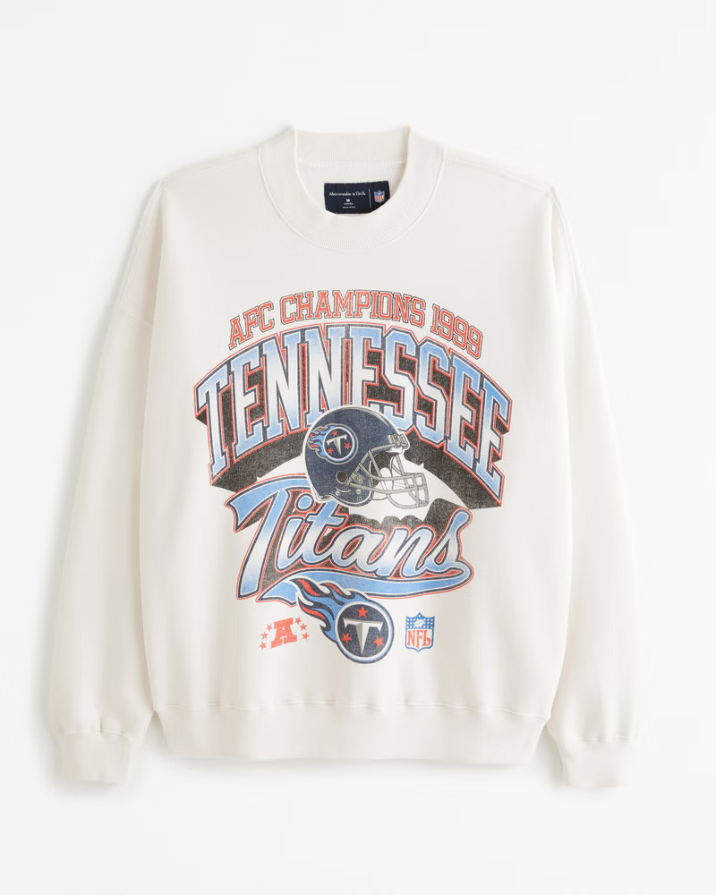 Gender Inclusive New York Giants Graphic Crew Sweatshirt | Gender Inclusive Gender Inclusive | Ab... | Abercrombie & Fitch (US)