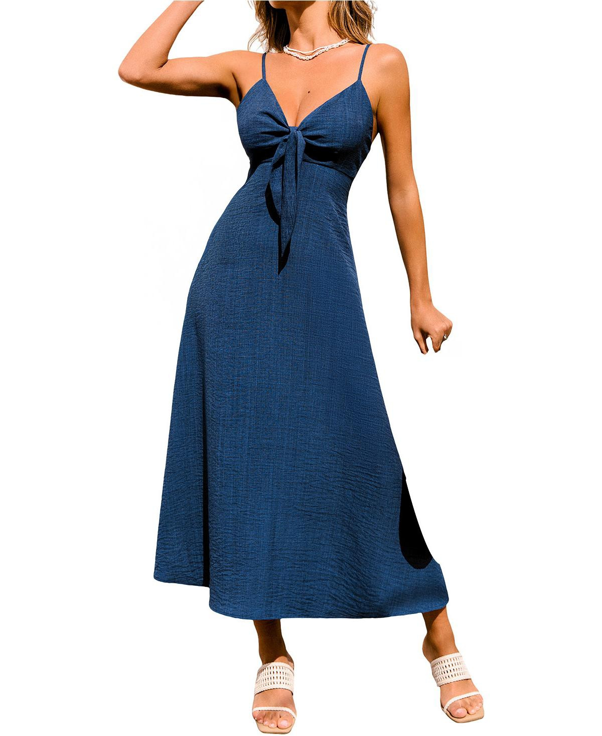 Cupshe Women's Pier Afternoon Maxi Beach Dress - Brown | Macy's