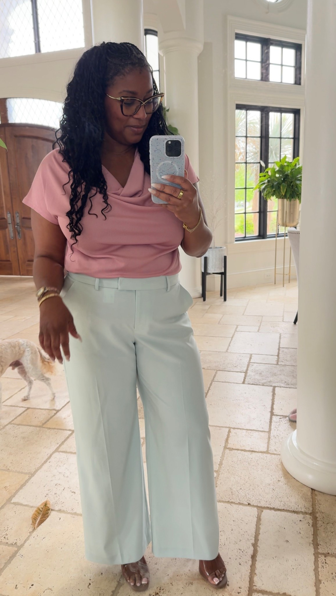 Cowl neck blouse for under $20. Comes in 12+ colors. Wear it to work. Wear it to church. Wear it on a lunch date. Great with jeans or slacks. Just a great basic top to have on hand. 

#LTKMidsize #LTKmomlife #LTKOver40