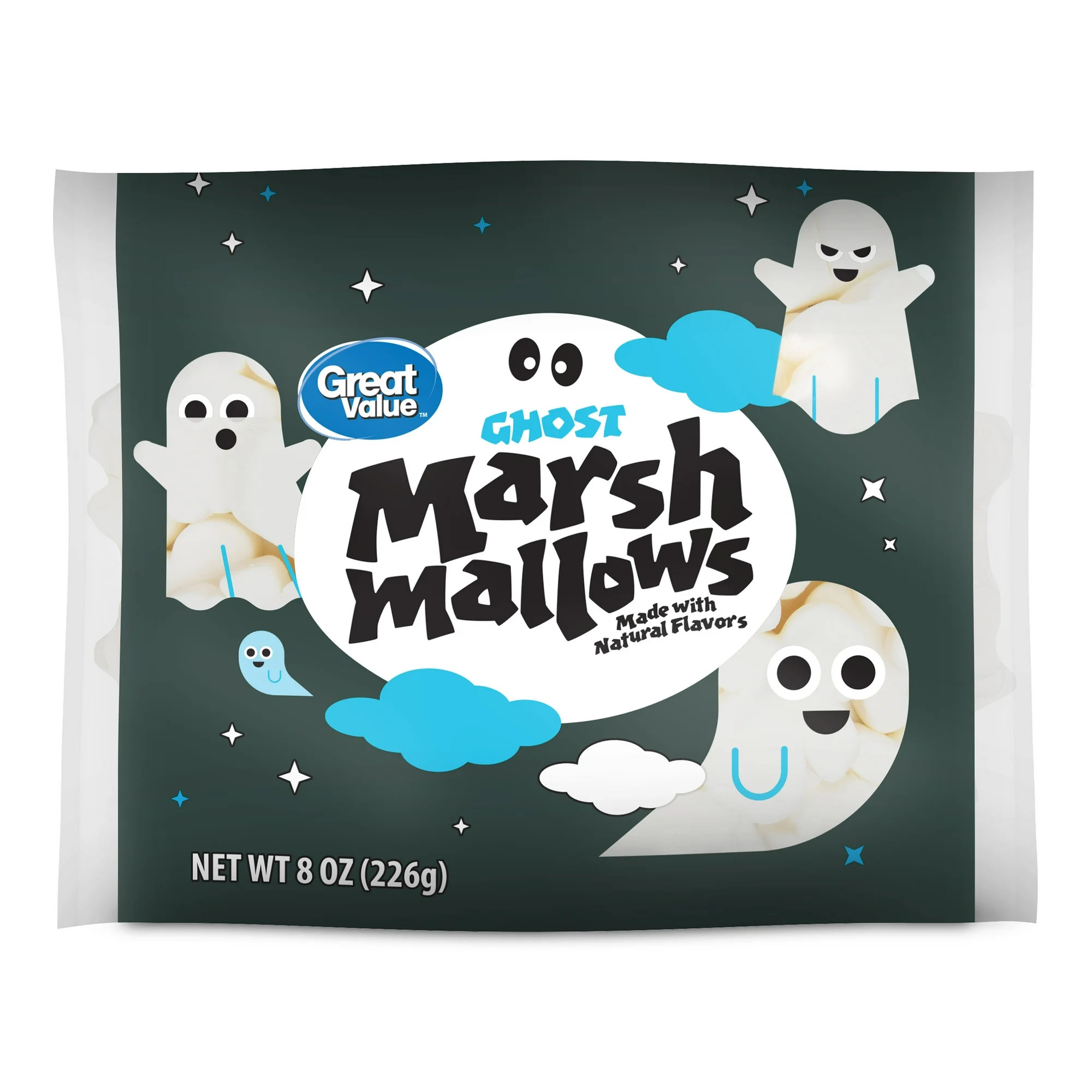 Great Value Ghostly Marshmallow, 8 oz | Walmart (US)