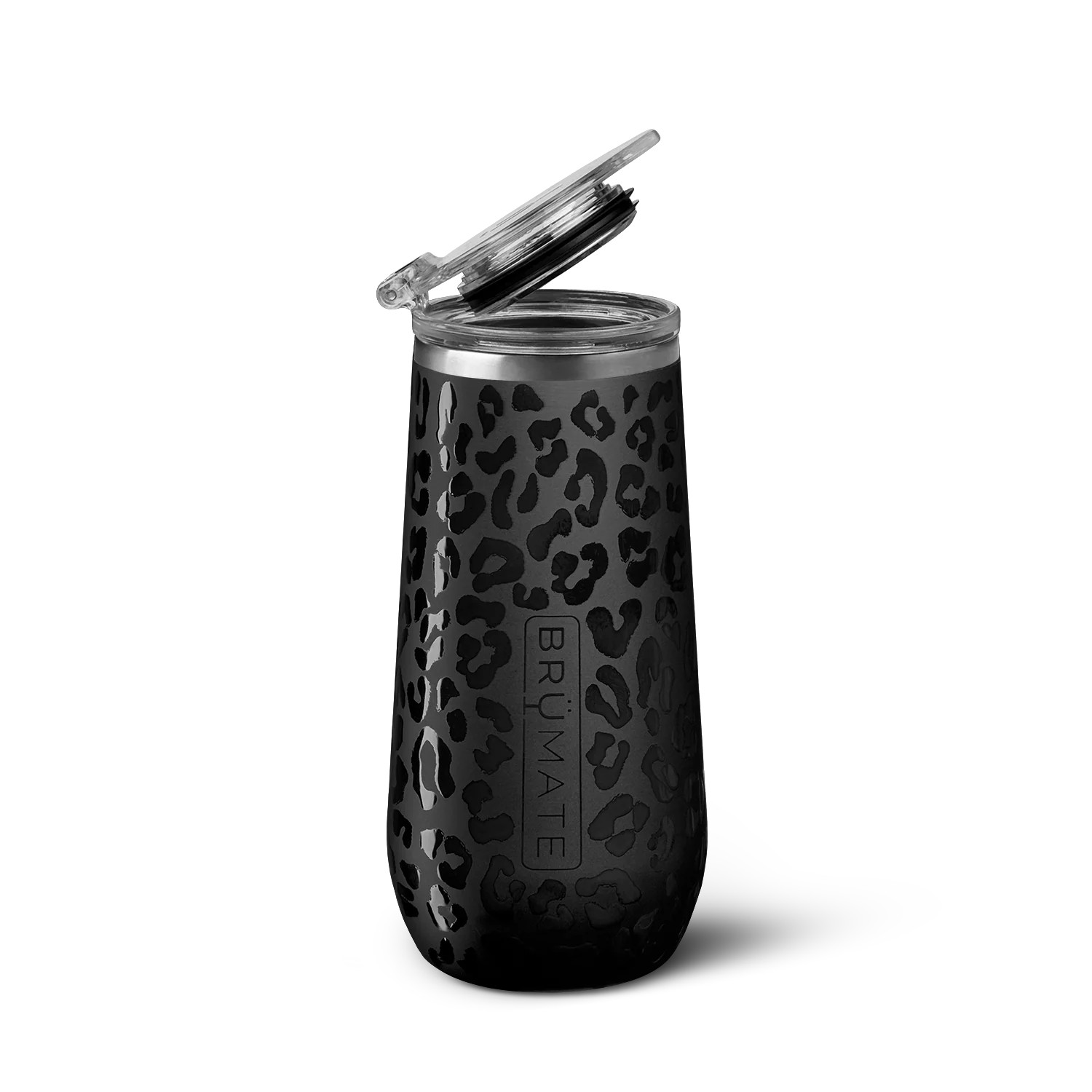Champagne Flute 12oz | Onyx Leopard | BruMate