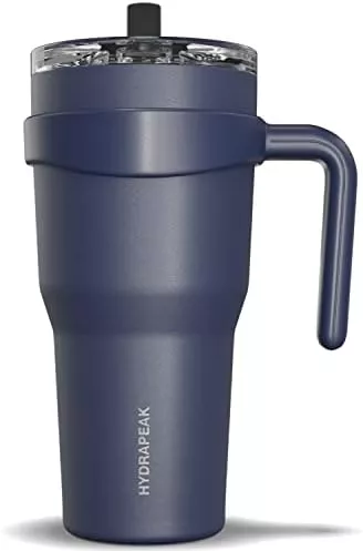 Hydrapeak Roadster 40oz Tumbler With Handle And Straw Lid White : Target