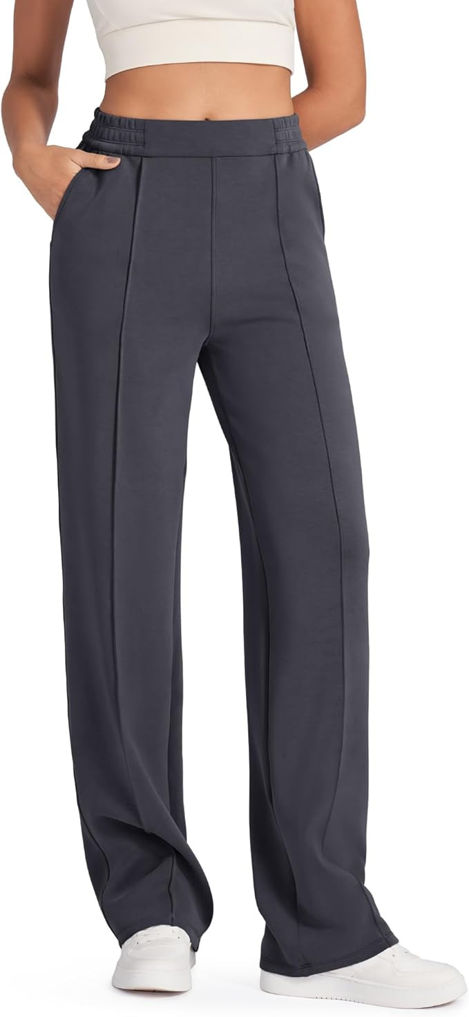 G4Free Smoofit Modal Soft Women Wide Leg Sweatpants Yoga Pants Casual Lounge Trousers Short/Petit... | Amazon (US)