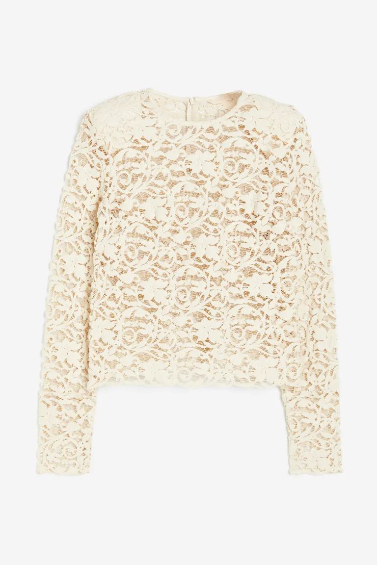 Sheer Lace Top | H&M (US)