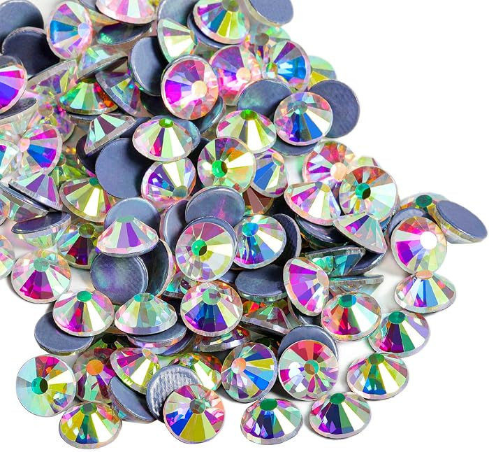 Beadsland Hotfix Rhinestones, 1440pcs Flatback Crystal Rhinestones for Crafts Clothes DIY Decorat... | Amazon (US)