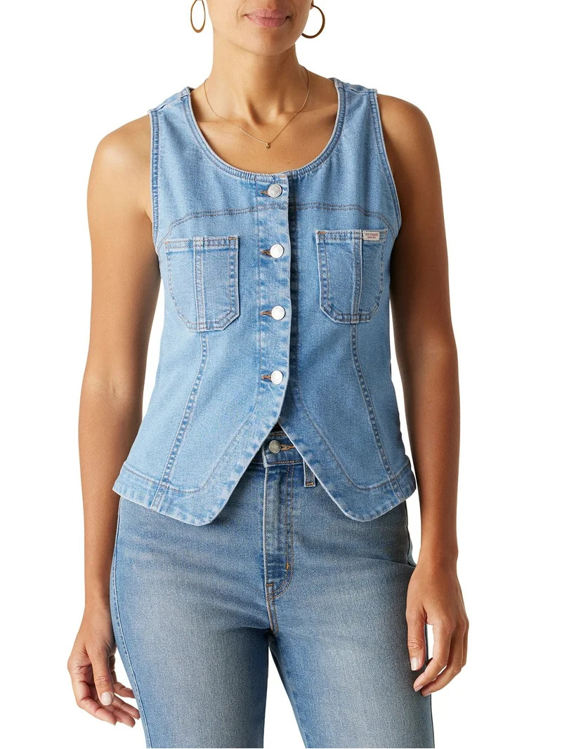 Levi Strauss Signature™ Women's Vintage Western Vest | Walmart (US)