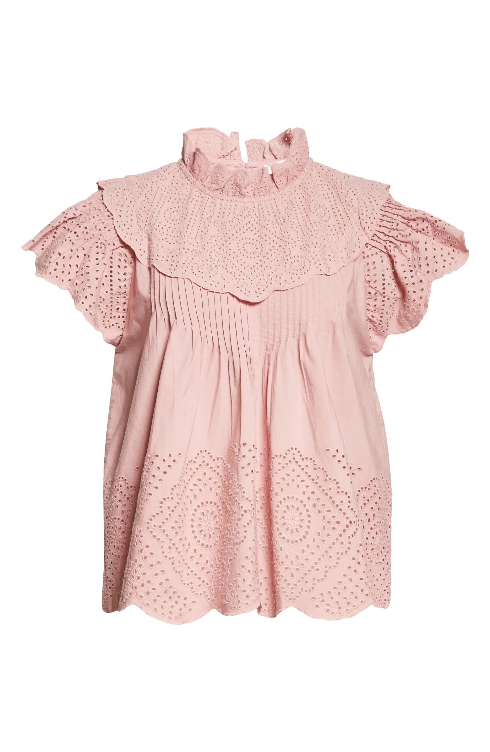 Sea Vienne Eyelet Ruffle Top | Nordstrom | Nordstrom