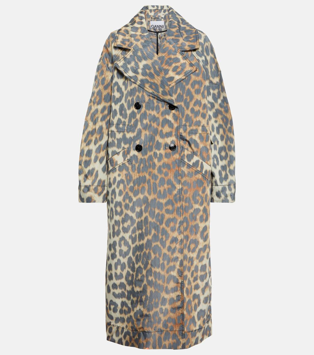 Cappotto con stampa leopardata | Mytheresa (INTL)