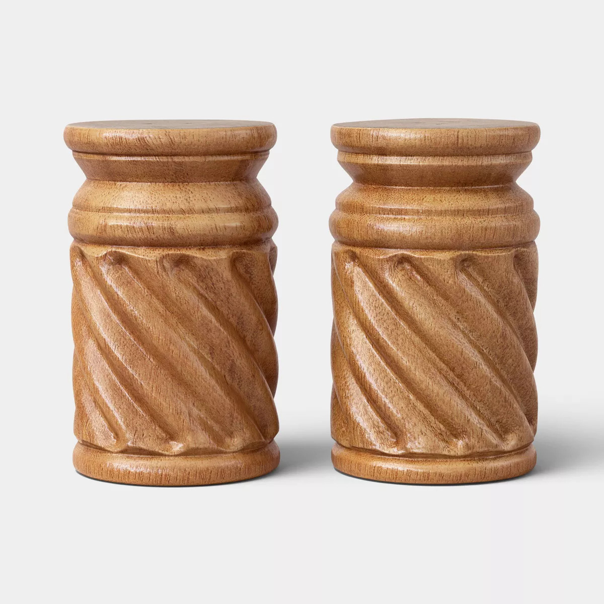 Georgian Carved Wood Salt and Pepper Shaker - Threshold™ | Target