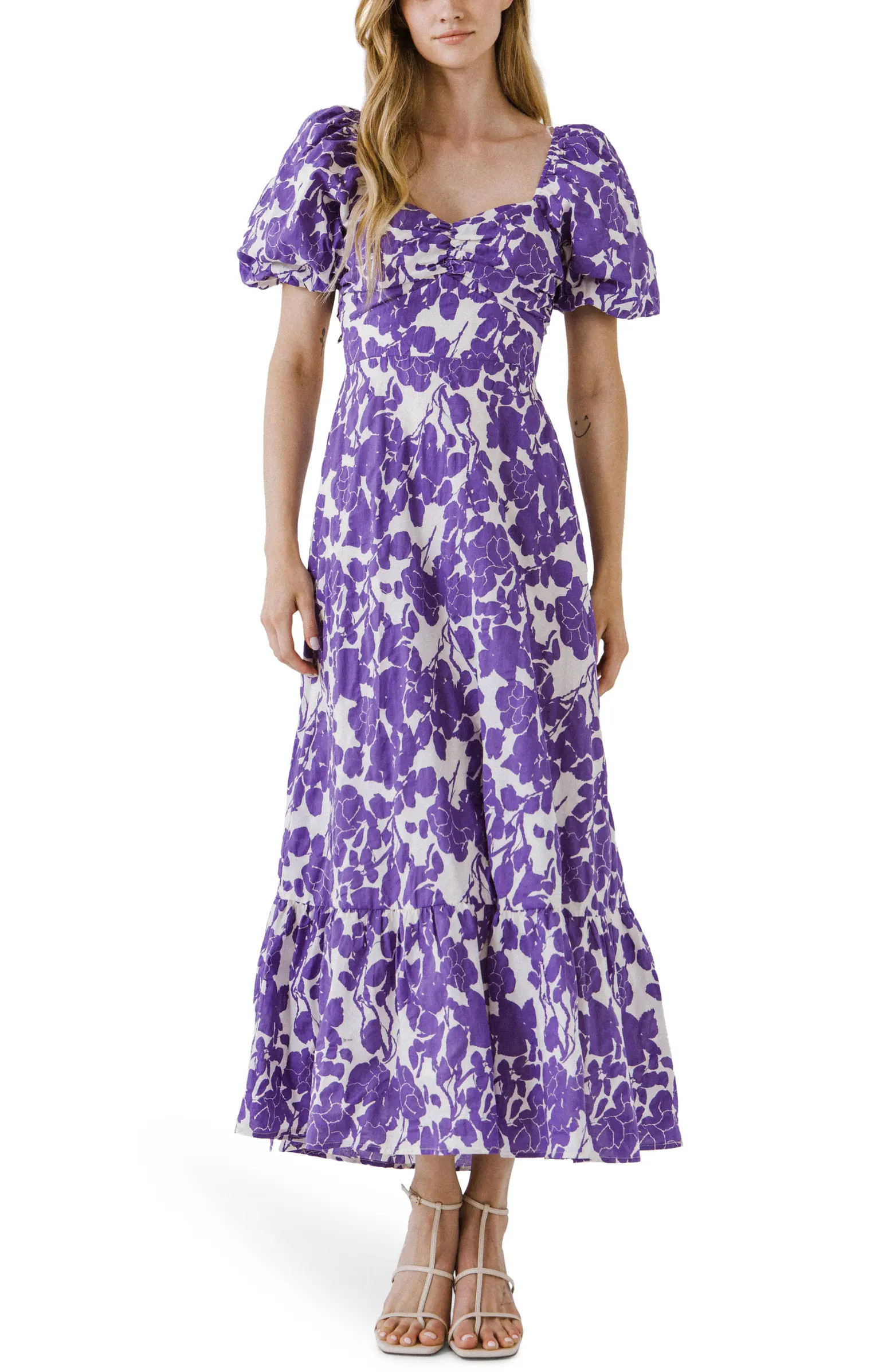 Free the Roses Floral Print Cotton Maxi Dress | Nordstrom | Nordstrom