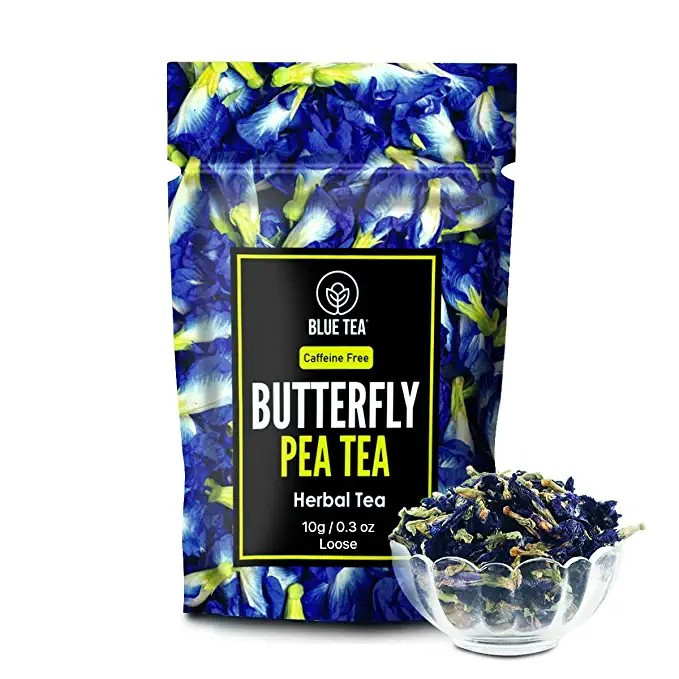 BLUE TEA - Grade A Butterfly Pea Flower (10grams : 20 TeaCups + 10 Drinks) Drinks, Iced Teas, Coo... | Amazon (US)