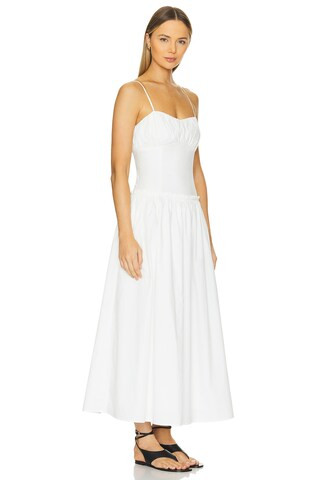Line & Dot Maison Corset Dress in White from Revolve.com | Revolve Clothing (Global)