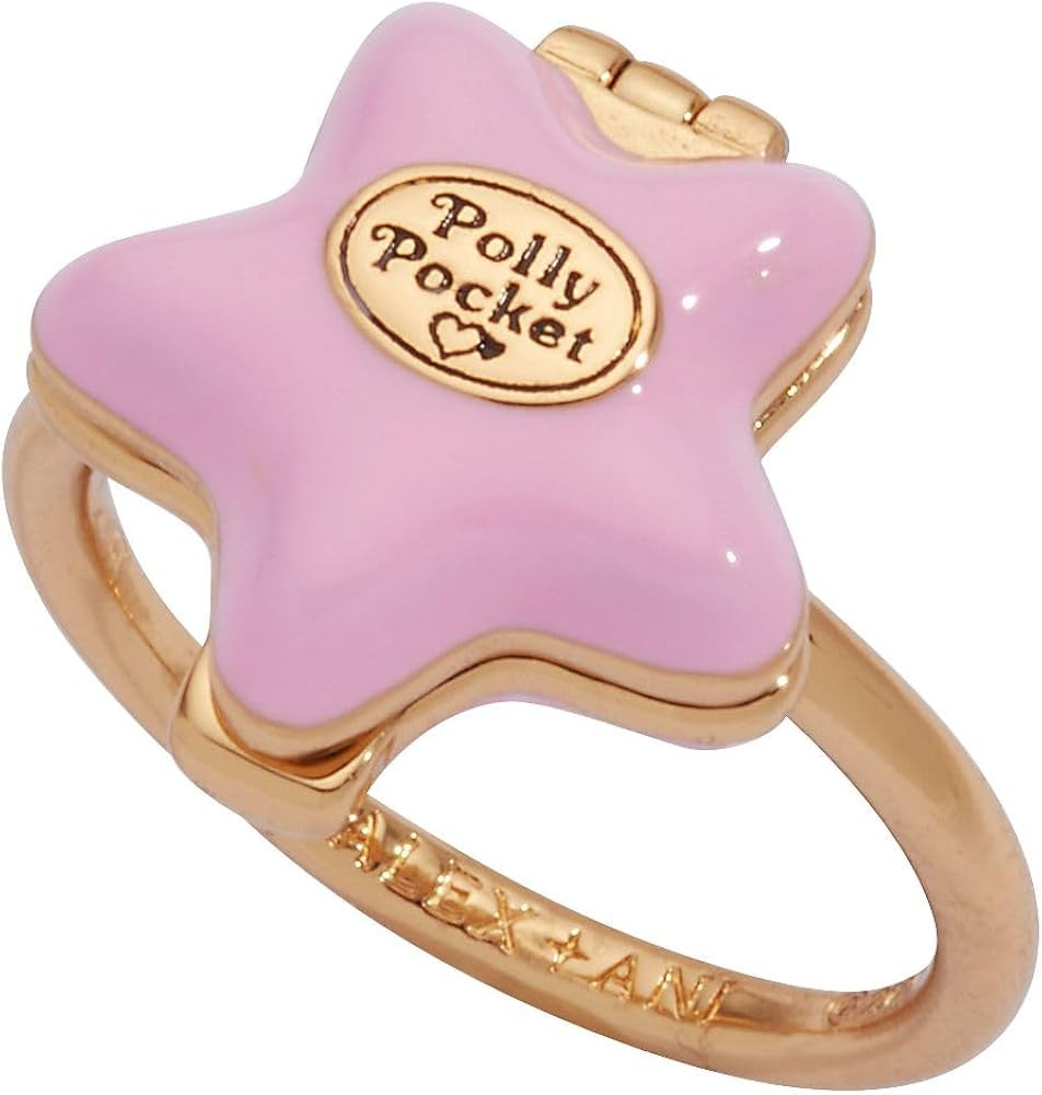 Alex and Ani Polly Pocket™ Jewelry – Nostalgic Enamel & Resin Charms, Adjustable Fit, Nickel-... | Amazon (US)