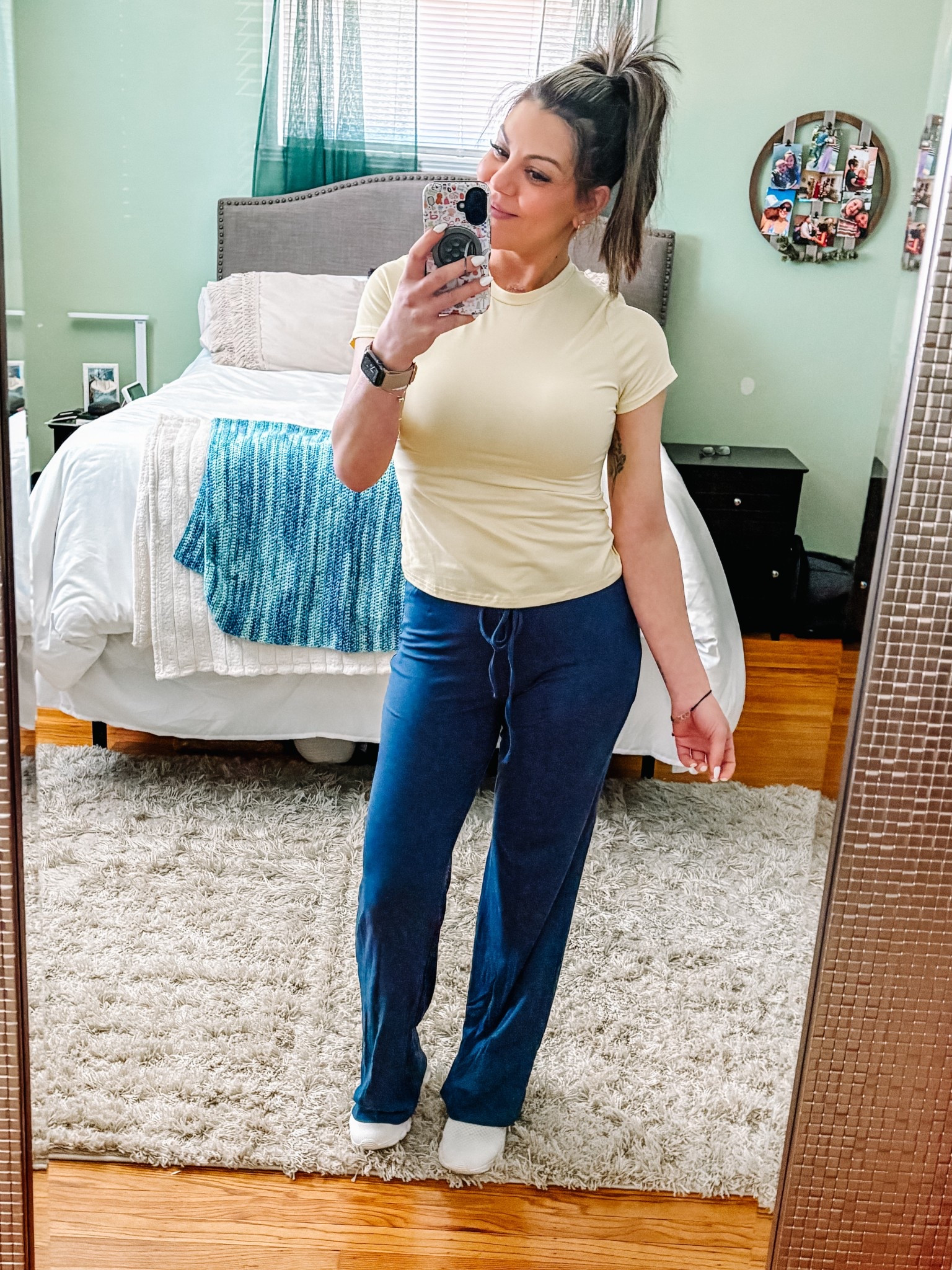 Summer Outfit!! 💙💛
I'm loving this buttery yellow top with these navy lounge pants!! Super trendy & comfortable!!
Tops on sale and under $10
Pants (come in a set) under $20
Sneakers under $20
Everything fits TTS!!

#LTKStyleTip #LTKFindsUnder50 #LTKSaleAlert