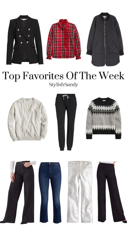 Your top favorites of the week! They are favorites of mine, too; look how I've styled them! 

Use my code: SANDYKXSPANX for 10% off your Spanx order. 
🙏🥰

#LTKHoliday #LTKGiftGuide #LTKCyberWeek