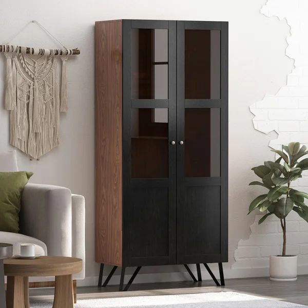 2-Door Acrylic-Fronted Display Cabinet | Wayfair North America