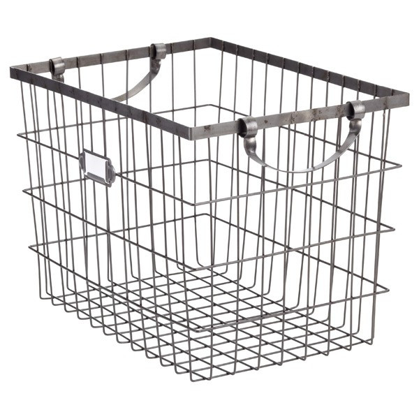 Harvest Wire Storage Baskets with Handles | The Container Store