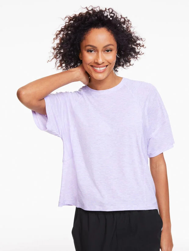 Short Sleeve Crewneck Tee | Talbots