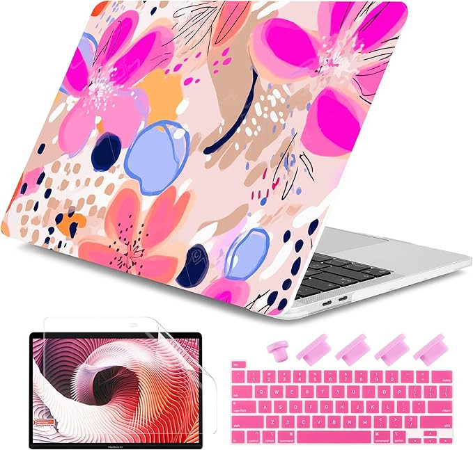 DONGKE Compatible with MacBook Pro 13 inch Case 2024 2023-2020 Release A2338 M2/M1 A2251 A2289 wi... | Amazon (US)