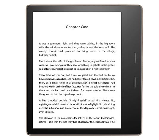 Amazon Kindle Oasis 7" 32GB E-Reader - QVC.com | QVC