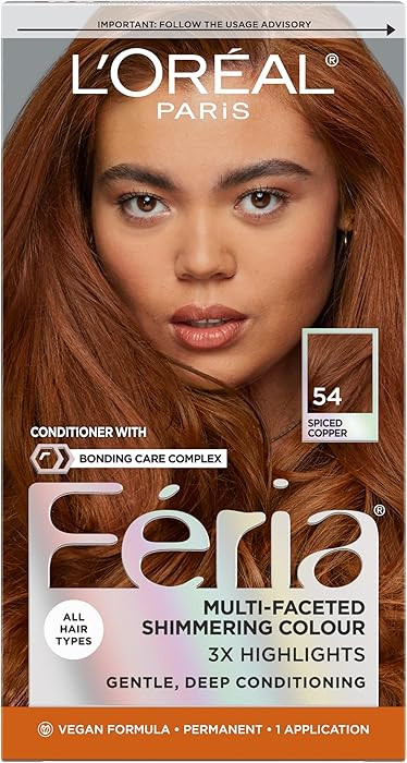 L'Oreal Paris Feria Multi-Faceted Shimmering Permanent Hair Color, High Intensity Hair Dye for 3X... | Amazon (US)
