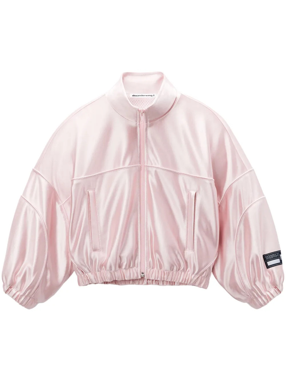 logo-appliqué bomber jacket | Farfetch Global