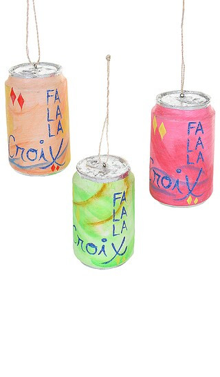 Fa La La Croix Ornament Set Of 3 | Revolve Clothing (Global)
