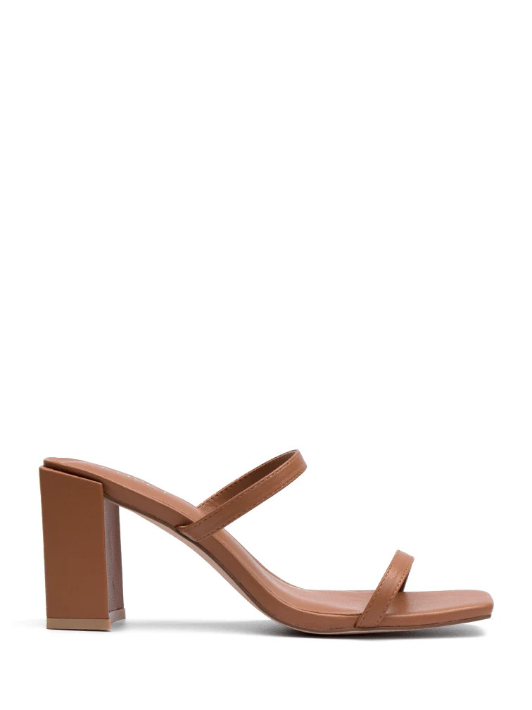 EVERLY Tan Heels | Covet Shoes