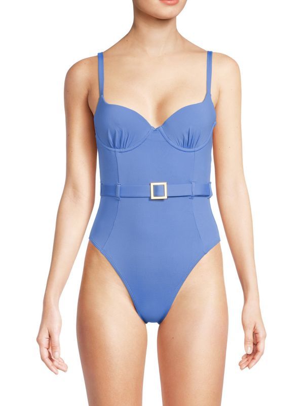 Danielle Belted One-Piece Swimsuit | Saks Fifth Avenue OFF 5TH