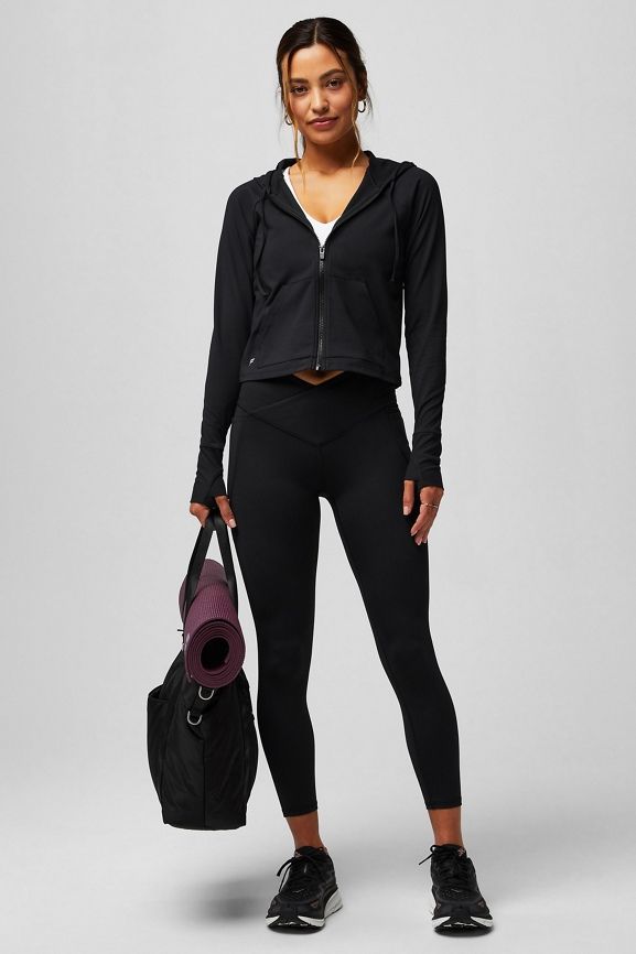 Oasis Cropped Hoodie | Fabletics - North America