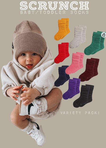 Scrunch socks for baby toddler 

#LTKshoecrush #LTKkids #LTKbaby