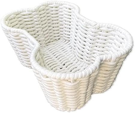 Pet Supplies : OtterPets Toy Bin for Pets, Bone Shape Basket, Cotton Rope Storage, Handmade, Dog ... | Amazon (US)