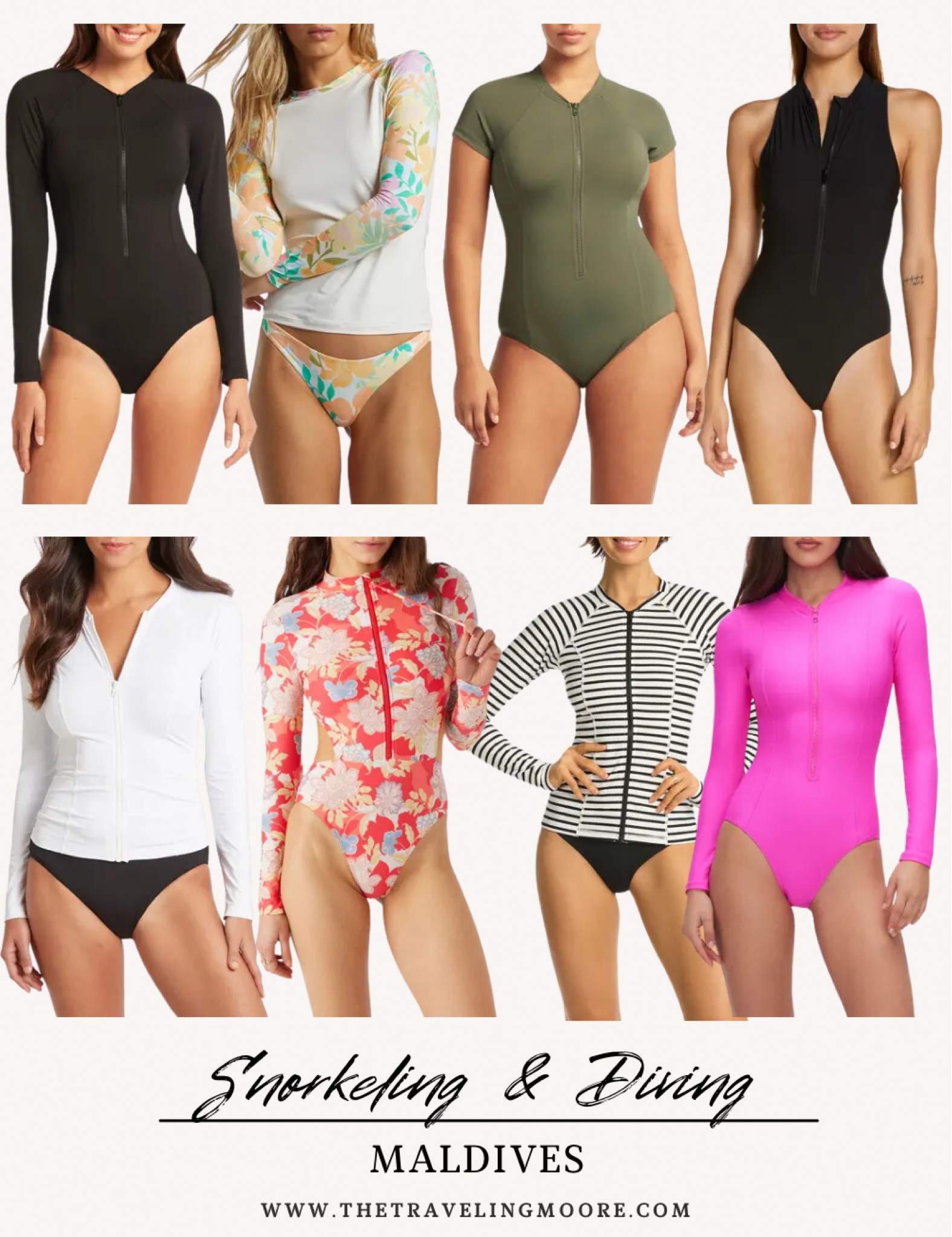 What to wear snorkeling, full coverage swimwear, long sleeve swimsuit 

#LTKTravel #LTKSwim