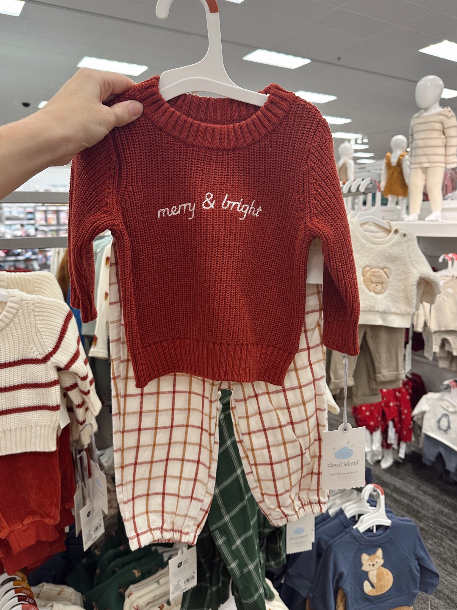 Obsessed with this little Christmas knit sweater set. It’s gender neutral & the pants are even perfect for fall!

#LTKBump #LTKHoliday #LTKBaby