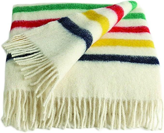 Hudson's Bay Company 42 by 70-Inch Caribou Throw, Multi-Stripe | Amazon (US)