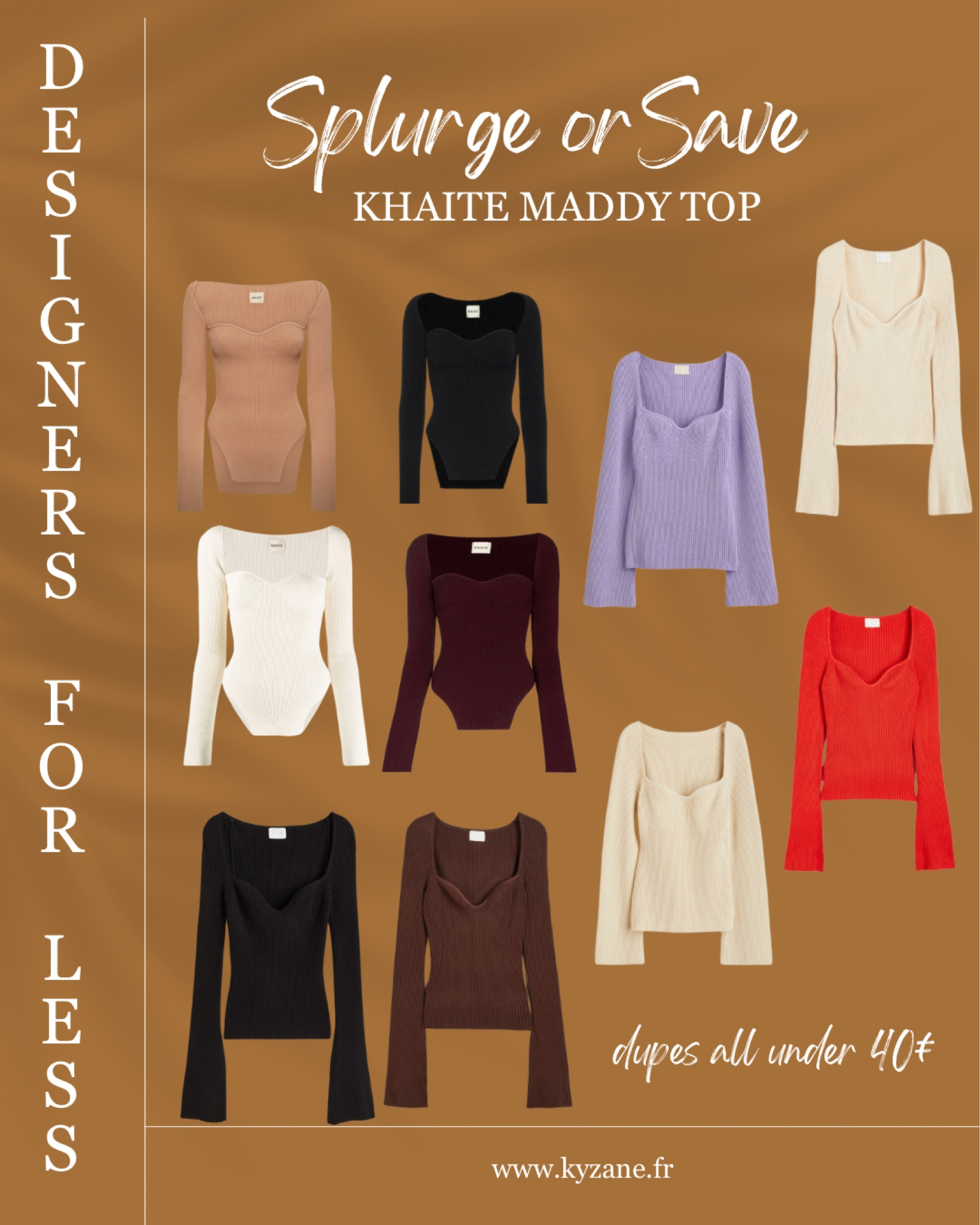 KHAITE « Maddy » ribbed top alternatives under 40€ ✨

#Kyzanéwouldbuy #luxuryforless #splurgeversussave #splurgeorsave #khaitemaddytop #luxuryonbudget #designersforless #fashiondupes

#LTKfit #LTKeurope #LTKunder50