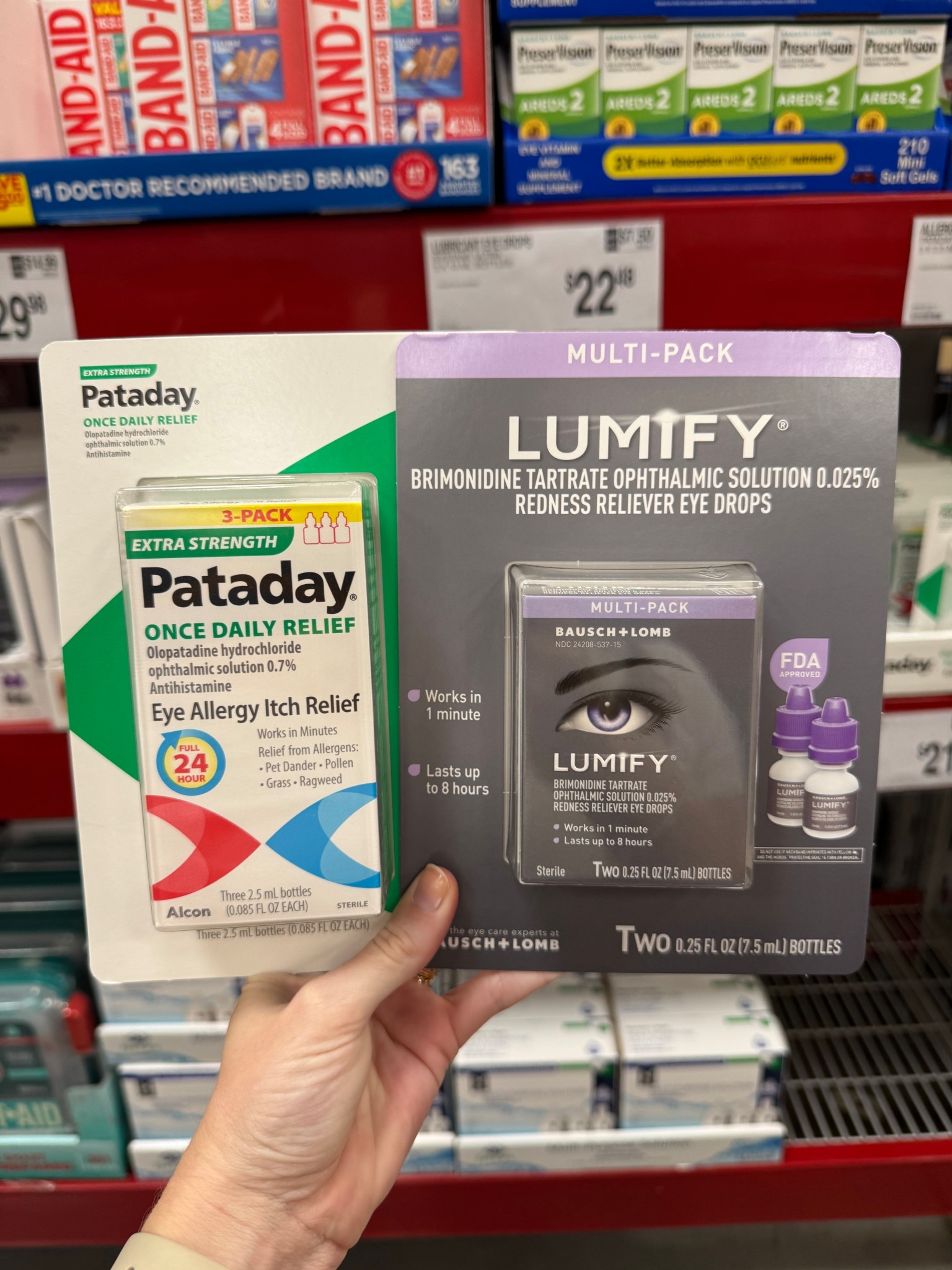 My anti allergy dry eye combo 

#LTKdayinmylife #LTKselfcare #LTKgrwm