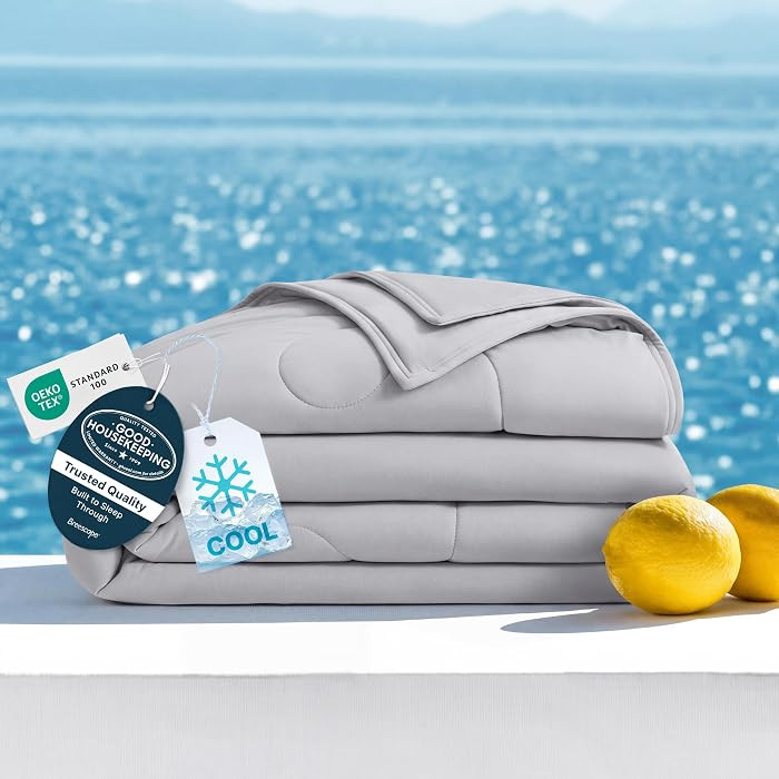 Cooling Comforter Blanket - BlendTek Q-Max>0.46 Tech, Cooling Blanket for Hot Sleepers & Night Sw... | Amazon (US)