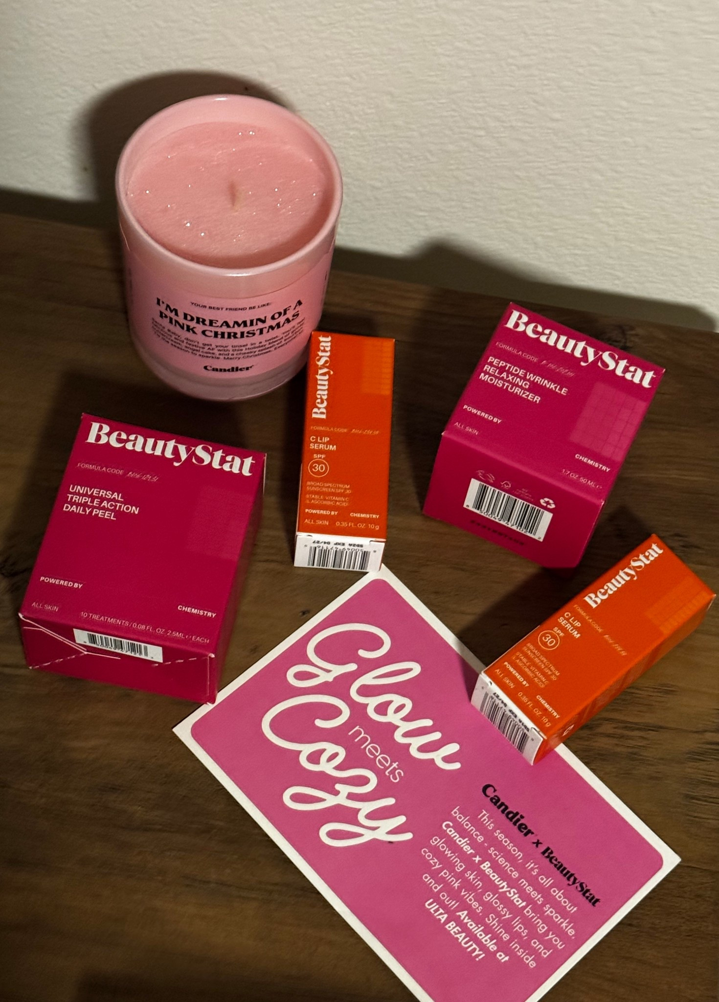 Candier x Beauty Stat at Ulta Beauty! For the girls with pink aesthetics 💕💕

Candier im dreamin of a pink Christmas is perfect for the holidays! Smells like vanilla cake. The scent is strong enough where I can have it close by and not have to light it. 



#LTKselfcare #LTKBeauty #LTKGiftGuide